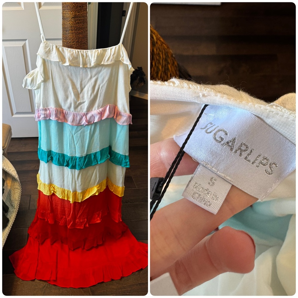 Sugarlips Colorful Tiered womens Dress